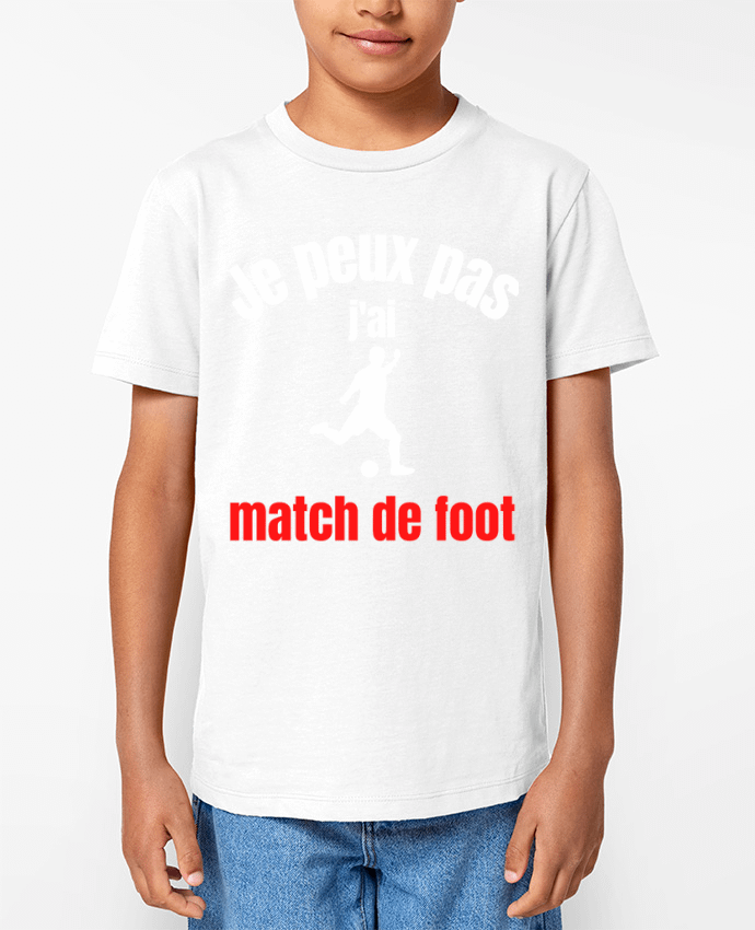T-shirt Enfant Je peux pas,j'ai match de foot Par Anastasia