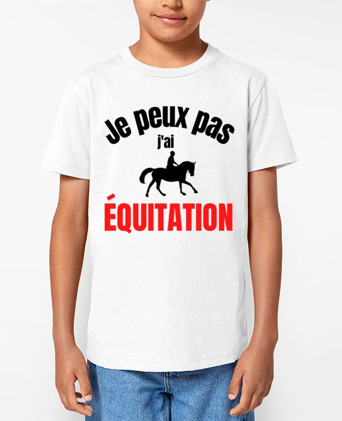 T-shirt Enfant Je peux pas,j'ai équitation Par Anastasia