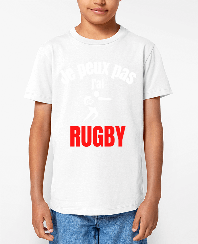 T-shirt Enfant Je peux pas,j'ai rugby Par Anastasia