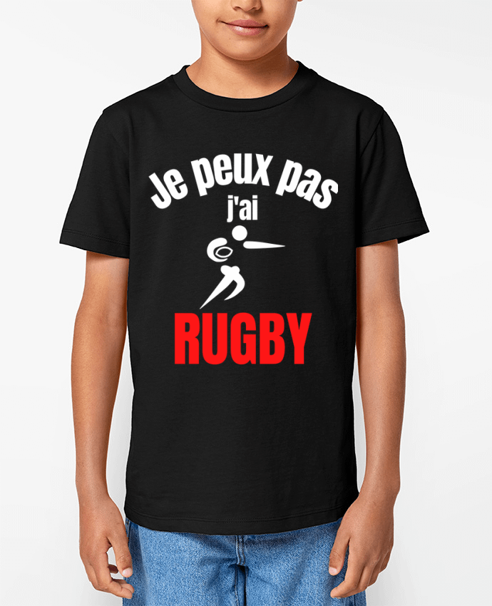 T-shirt Enfant Je peux pas,j'ai rugby Par Anastasia