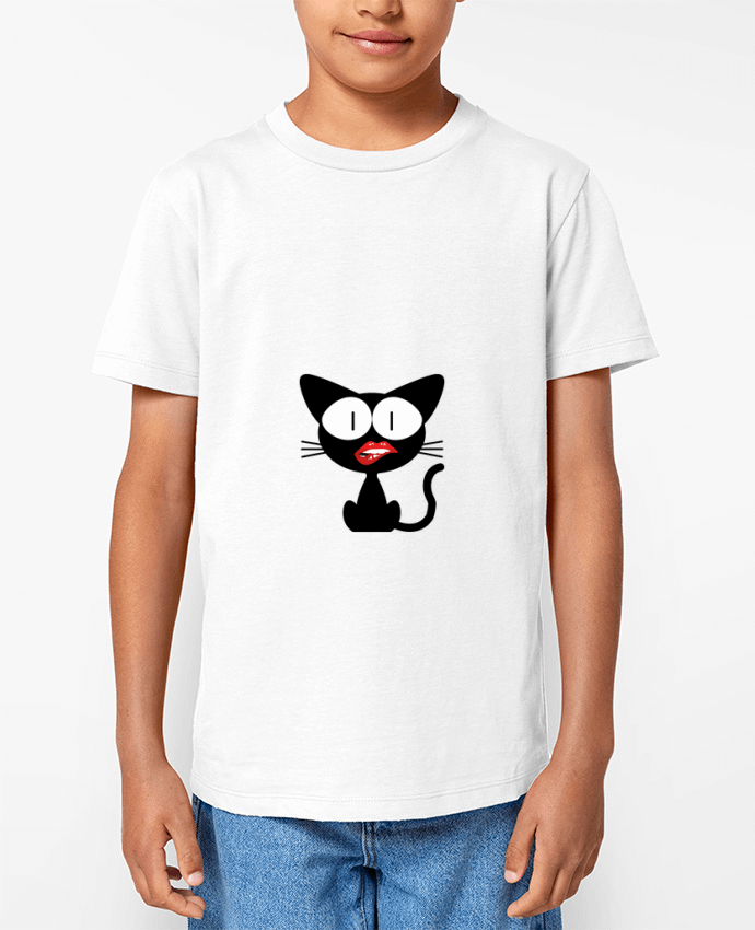 T-shirt Enfant Chat Par Marina_alala