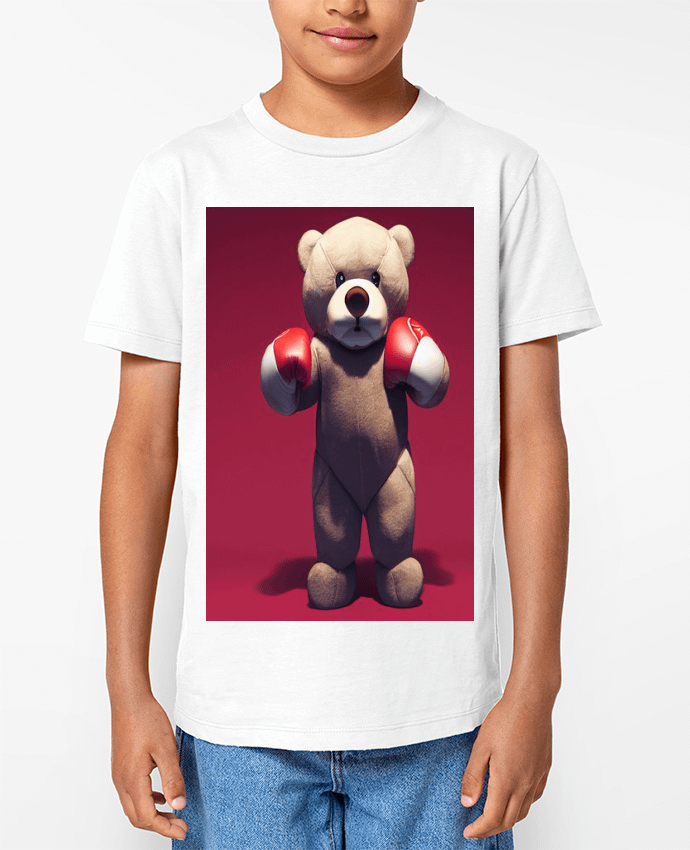 T-shirt Enfant Osito boxeo Par a-Creations