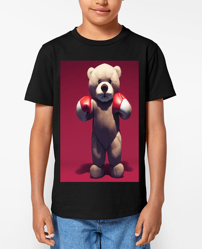 T-shirt Enfant Osito boxeo Par a-Creations