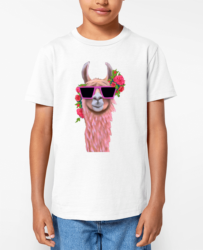 T-shirt Enfant Lama lunettes de soleil Par justsayin