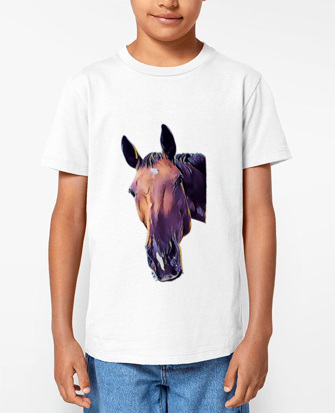 T-shirt Enfant tete jument Par Cafeine