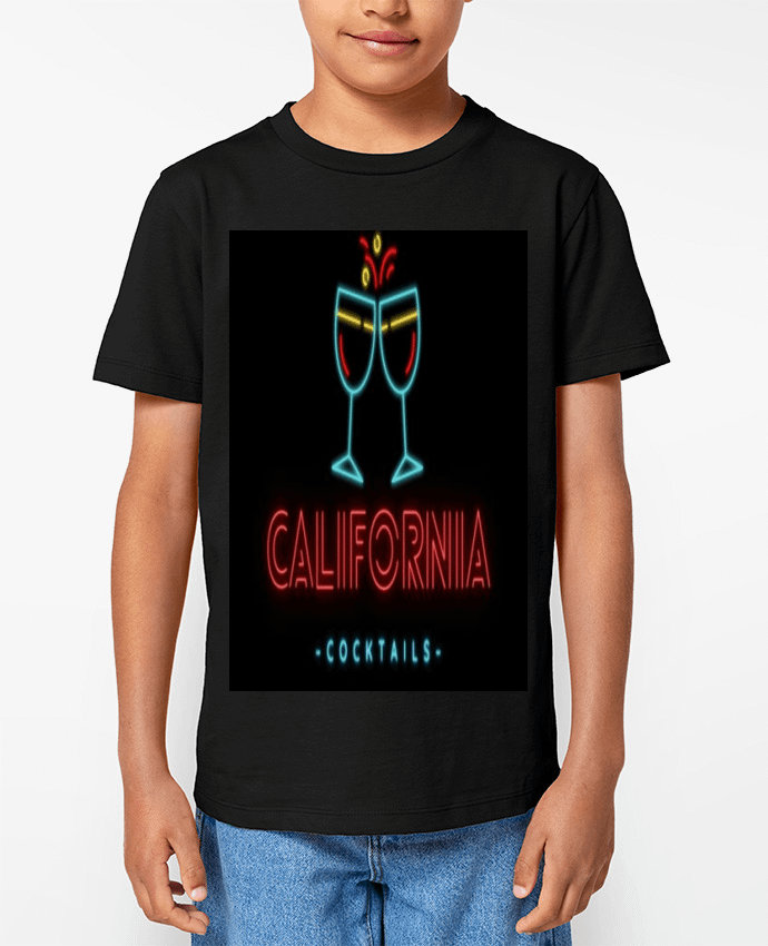 T-shirt Enfant CALIFORNIA cocktails Par ilyaseedit