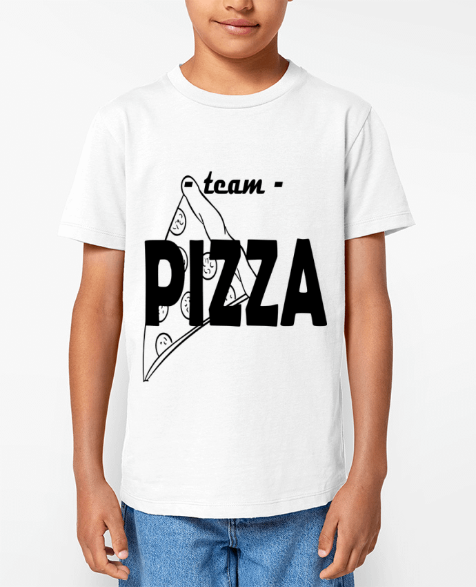 T-shirt Enfant team pizza Par gc art