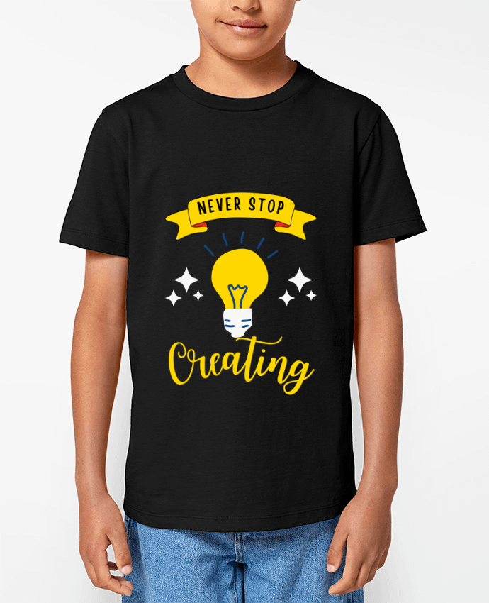 T-shirt Enfant Never stop creating Par Rozane 