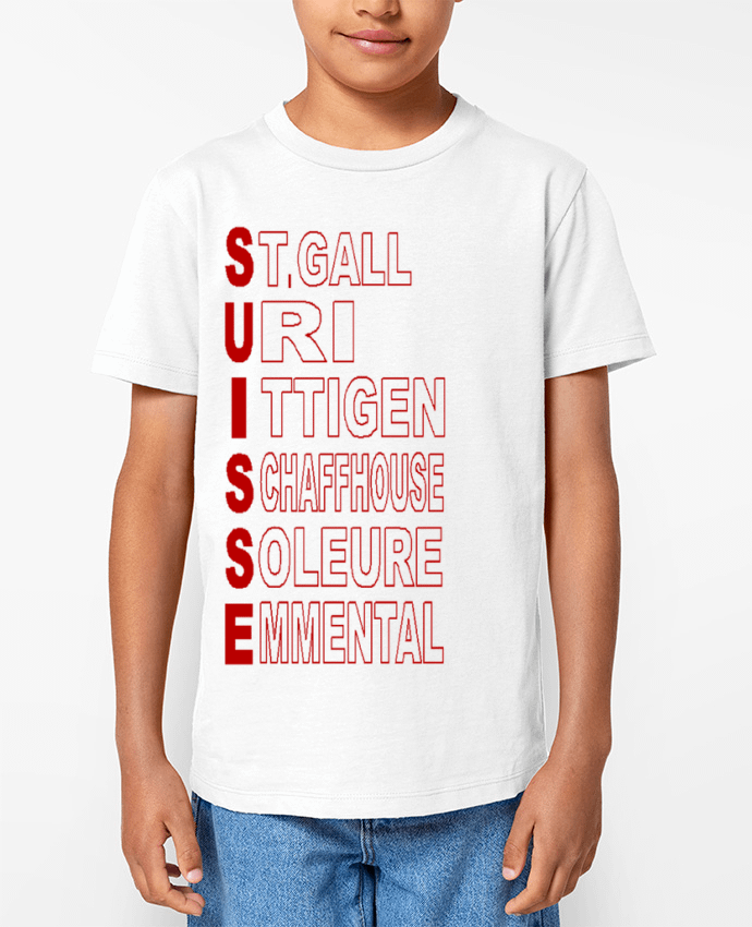 T-shirt Enfant TOURISME  SUISSE Par FIRST  STAR