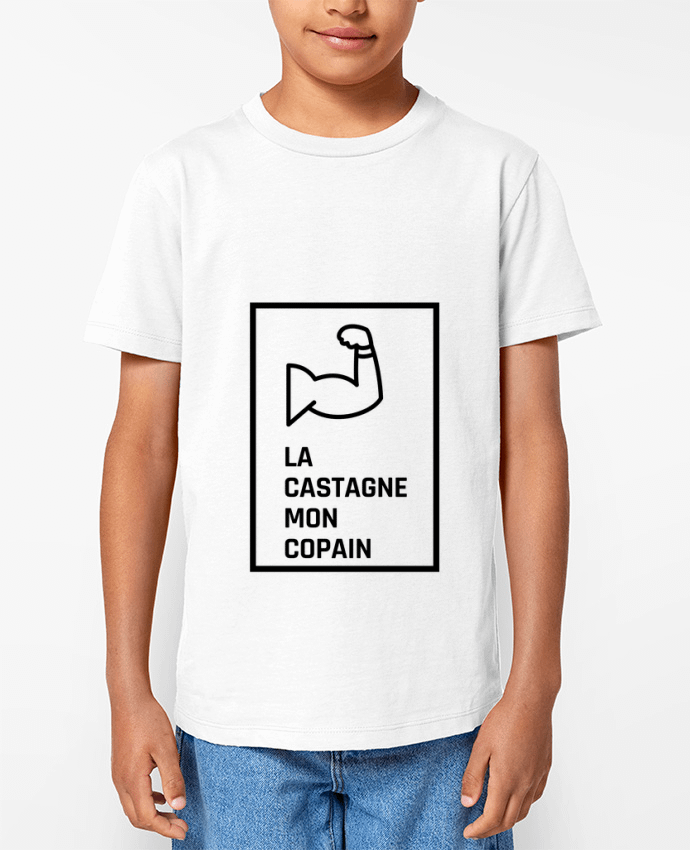 T-shirt Enfant la castagne mon copain Par modeldesign#033