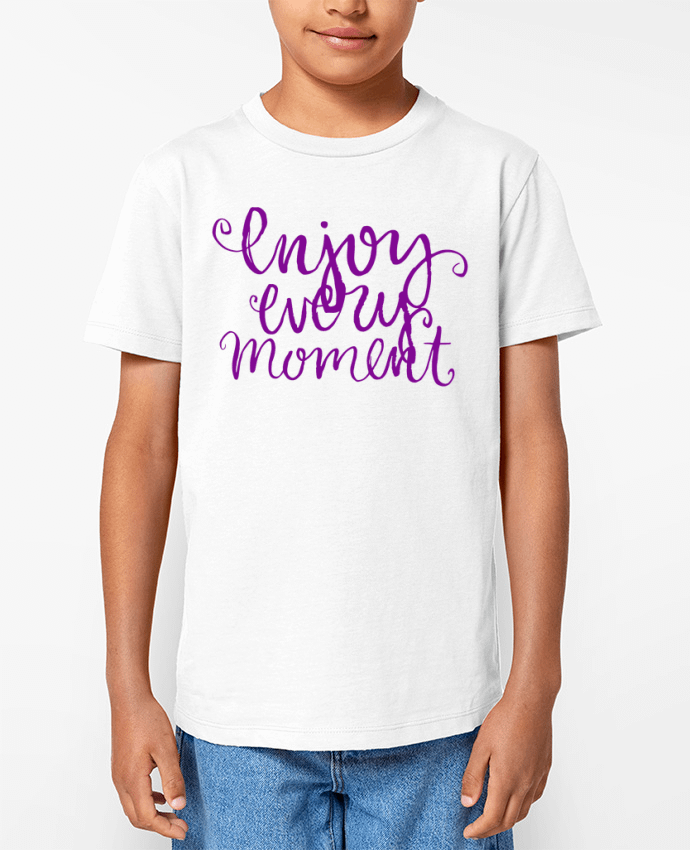 T-shirt Enfant Enjoy every moment Par Les Caprices de Filles
