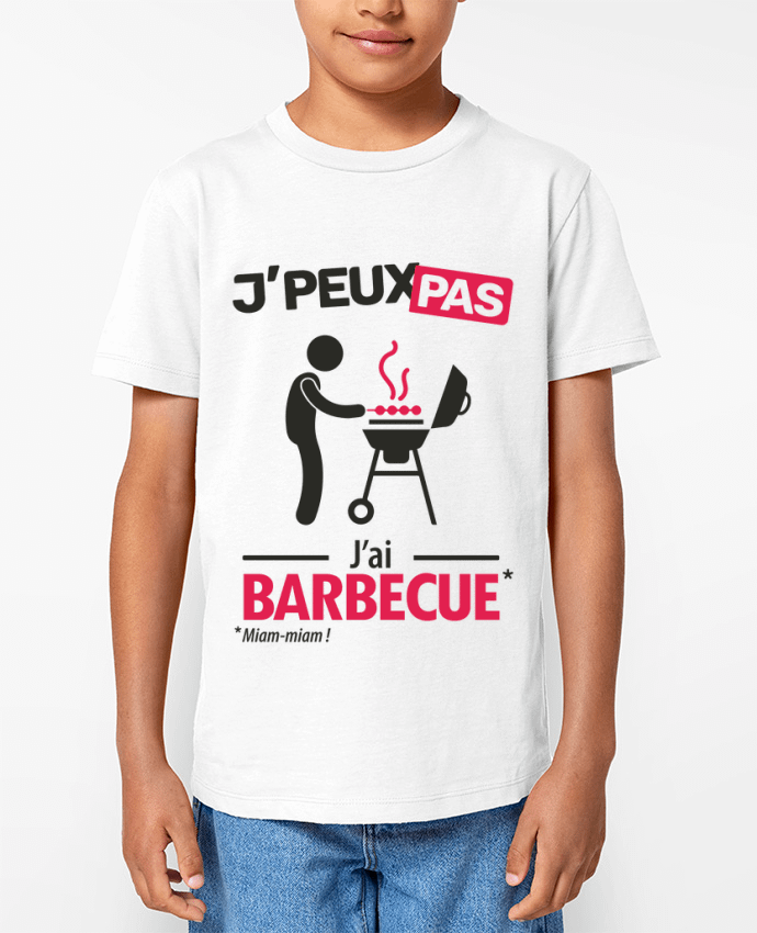 T-shirt Enfant J'peux pas j'ai barbecue ! Par LilouZen