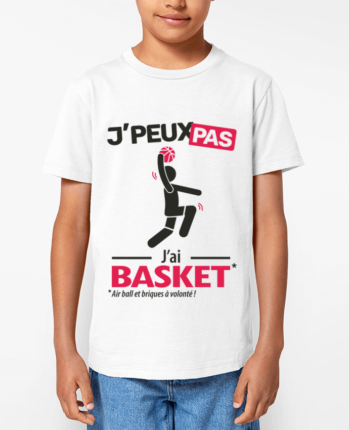 T-shirt Enfant Je peux pas j'ai basket ! Par LilouZen