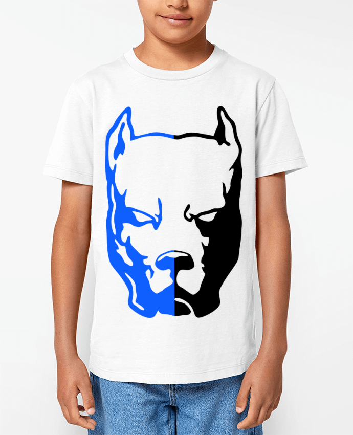 T-shirt Enfant pitbull 2 colores Par Ferreirp