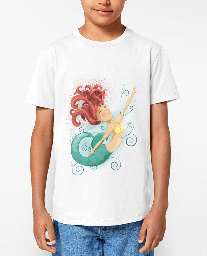 T-shirt Enfant Sirène Par GraphiCK-Kids