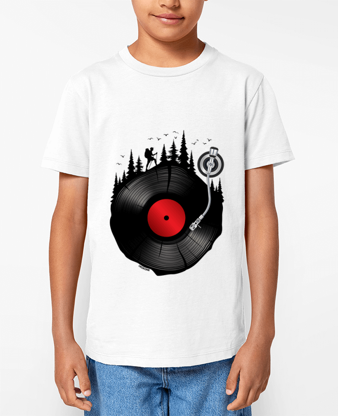 T-shirt Enfant Musique Forestière Vinyle Par LM2Kone