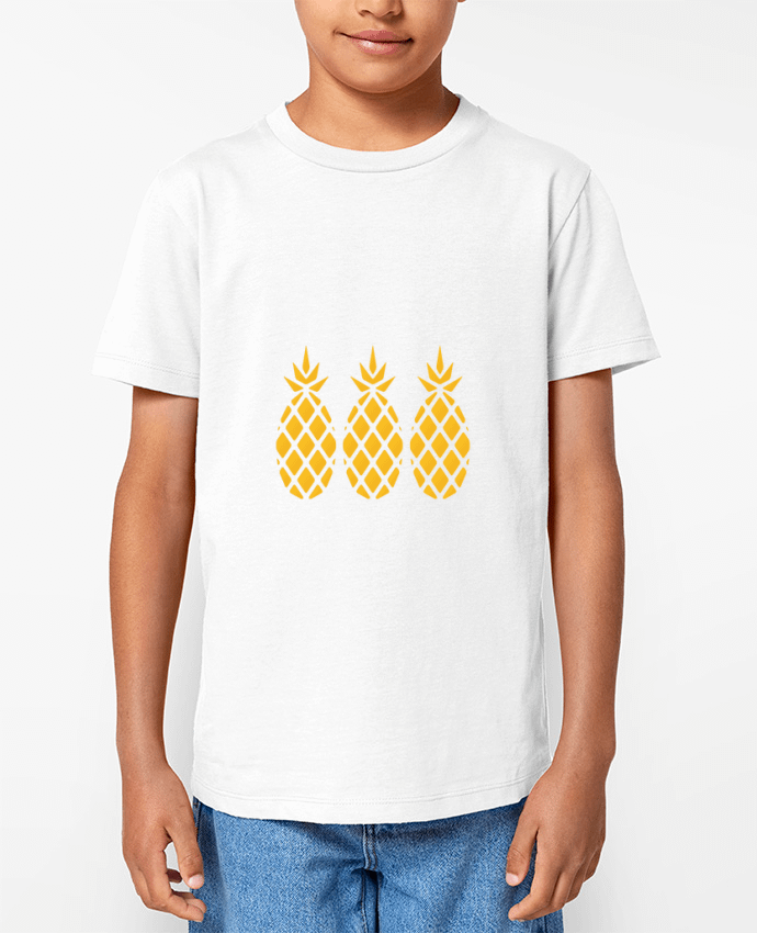 T-shirt Enfant Trois ananas jaunes Par Chrianss Designs