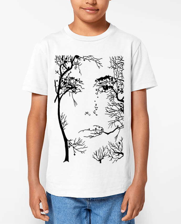 T-shirt Enfant Le visage de la forêt Par LAGUENY