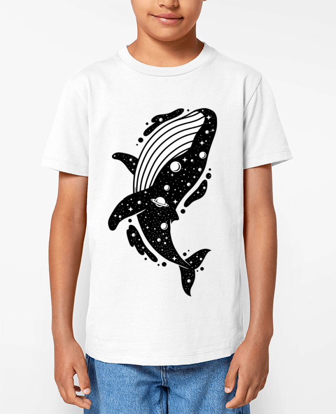 T-shirt Enfant Baleine cosmique Par LM2Kone
