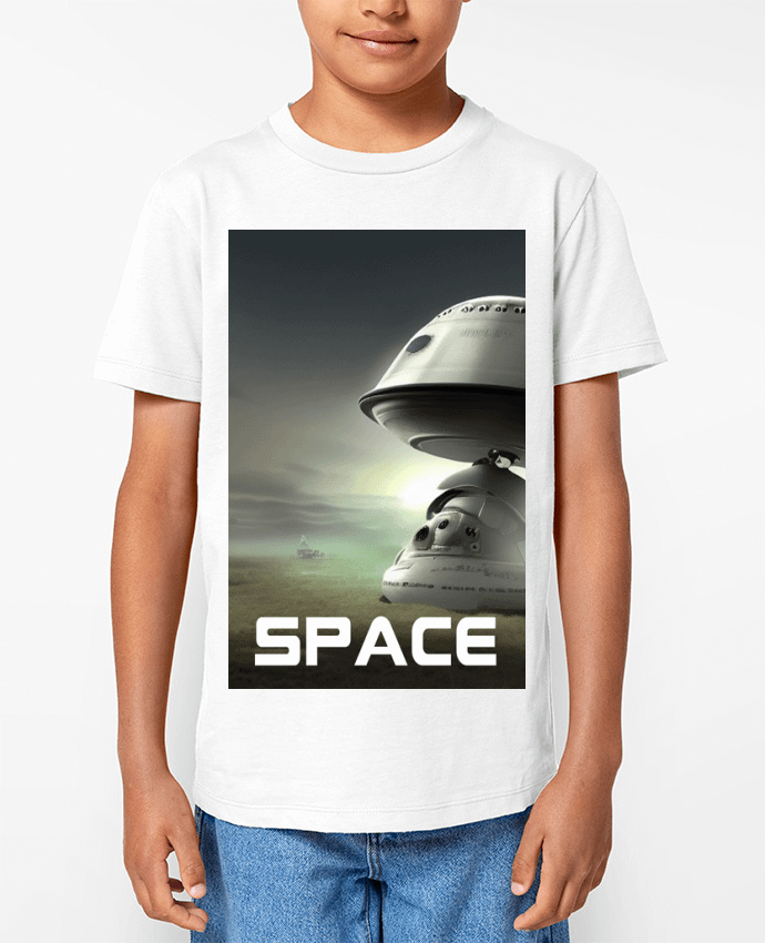 T-shirt Enfant STATION MARS Par Goryl graph