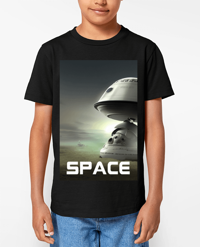 T-shirt Enfant STATION MARS Par Goryl graph