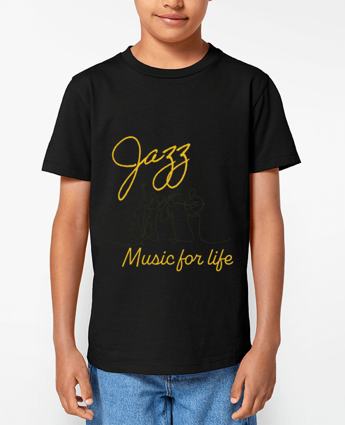 T-shirt Enfant Jazz Music For Life Par LajjdesignCreation