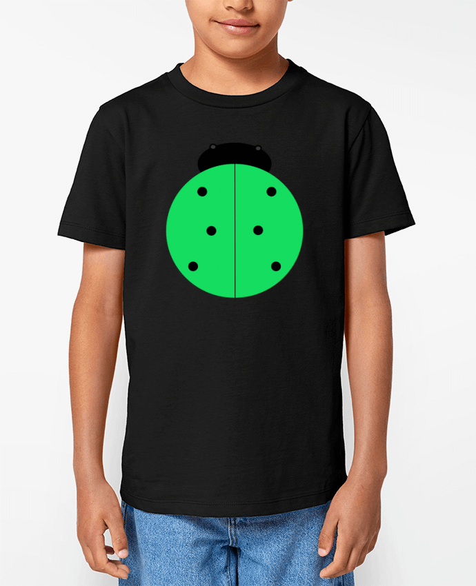 T-shirt Enfant Coccinelle verte Par Les Caprices de Filles