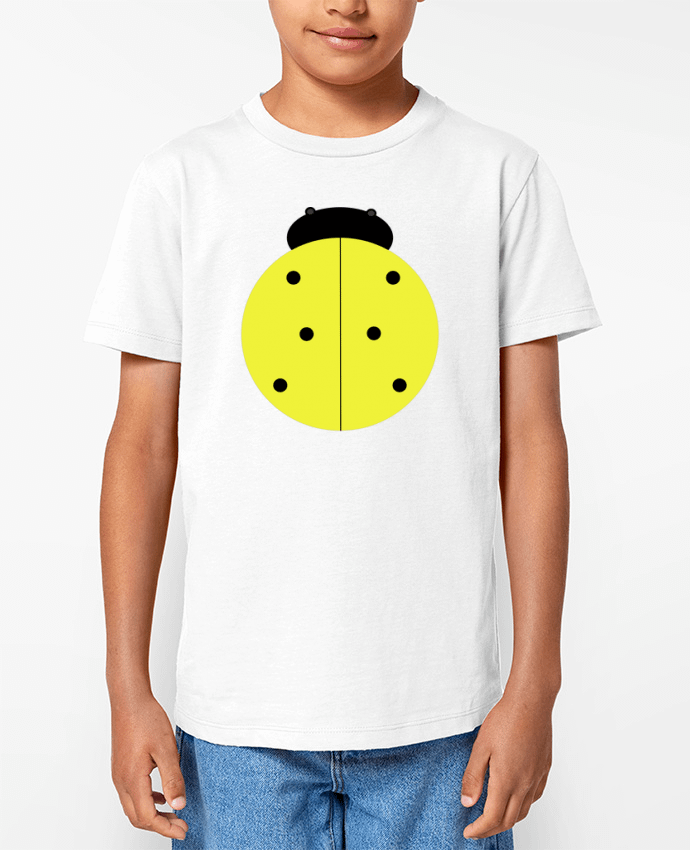 T-shirt Enfant Coccinelle jaune Par Les Caprices de Filles