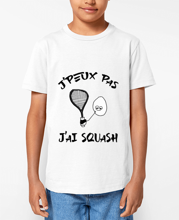 T-shirt Enfant J'peux pas j'ai squash Par Cherichouc