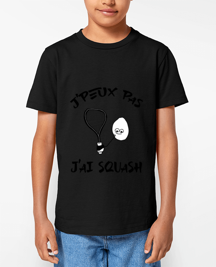 T-shirt Enfant J'peux pas j'ai squash Par Cherichouc