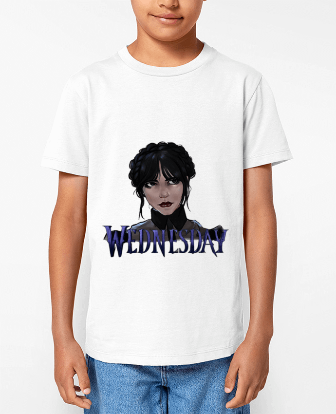 T-shirt Enfant wednesday addams style 21 Par 21twentyone