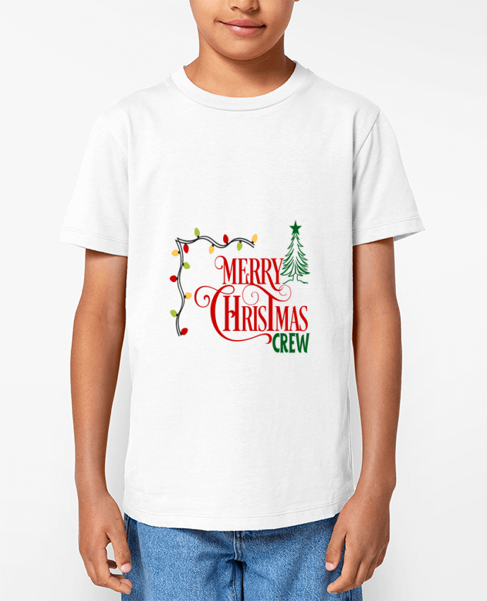T-shirt Enfant Christmas Crew - Design aux couleurs des fêtes Par DEVMA