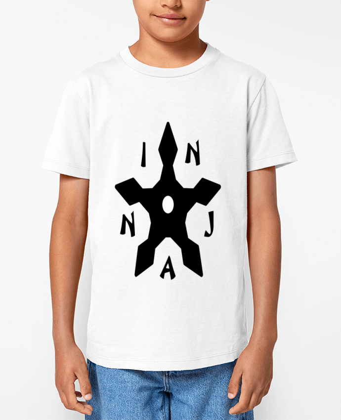 T-shirt Enfant Shuriken Ninja Par CalmDownBro78