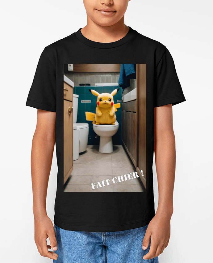 T-shirt Enfant Pikachu Par TiA