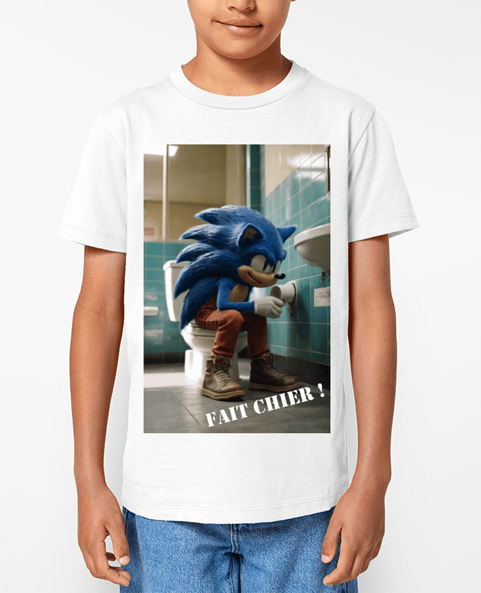 T-shirt Enfant Sonic Par TiA