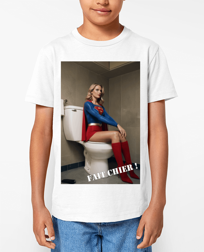 T-shirt Enfant Super Girl Par TiA