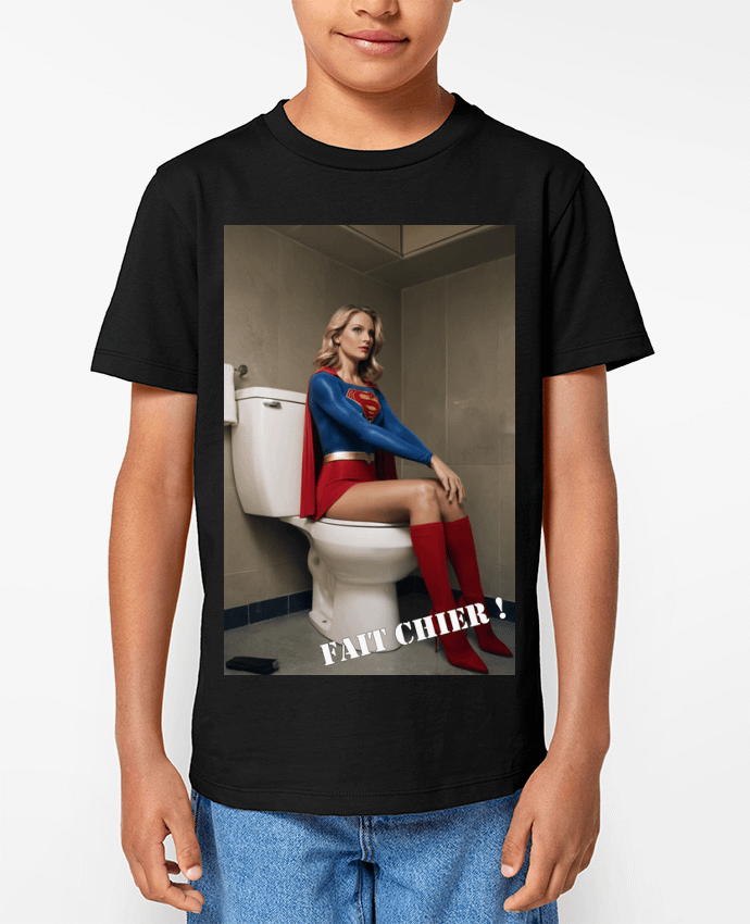 T-shirt Enfant Super Girl Par TiA