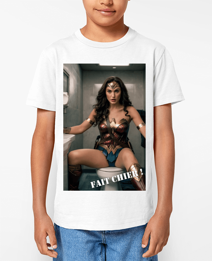 T-shirt Enfant wonder woman Par TiA