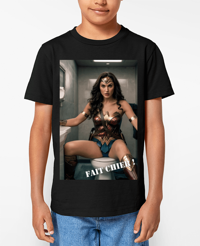 T-shirt Enfant wonder woman Par TiA