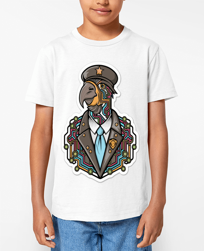 T-shirt Enfant Perroquet futuriste Par VSGA