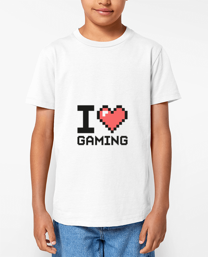 T-shirt écoresponsable enfant I LOVE GAMING Par Mr moutön
