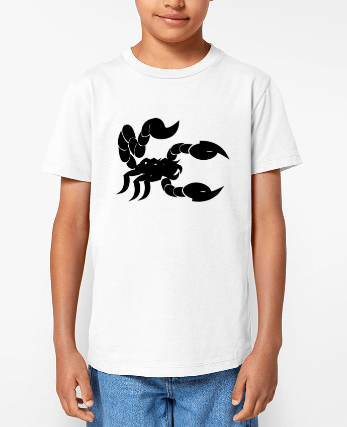 T-shirt Enfant Scorpion Noir Par Nacey