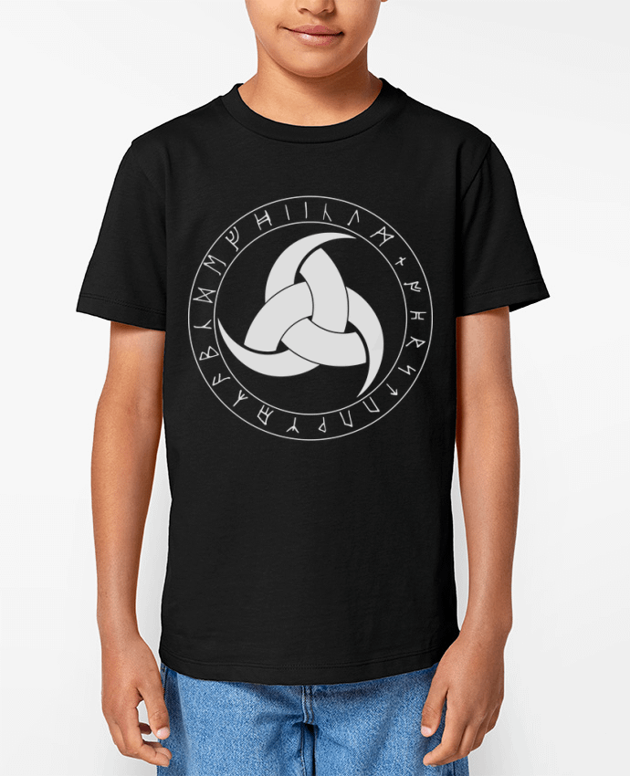 T-shirt Enfant Corne d'odin symbole viking Par KronoArt