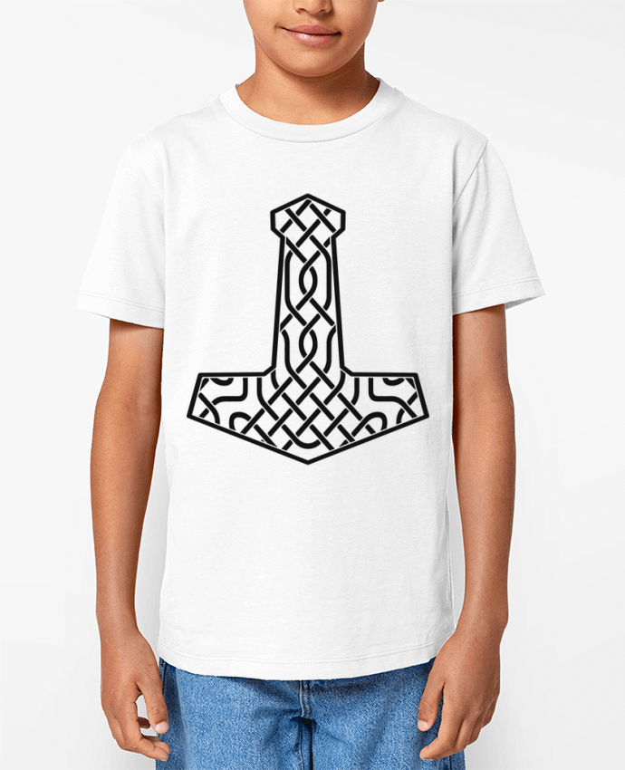 T-shirt Enfant Mjöllnir symbole viking Par KronoArt