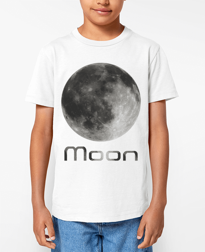 T-shirt Enfant Lune Par KronoArt