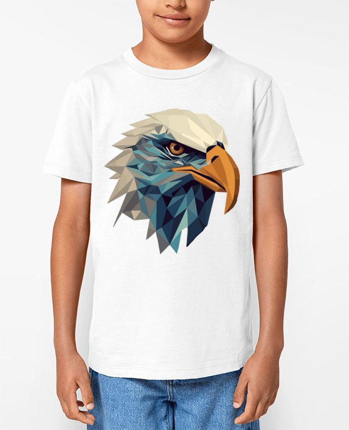 T-shirt Enfant Aigle stylisé, géométrique Par KronoArt