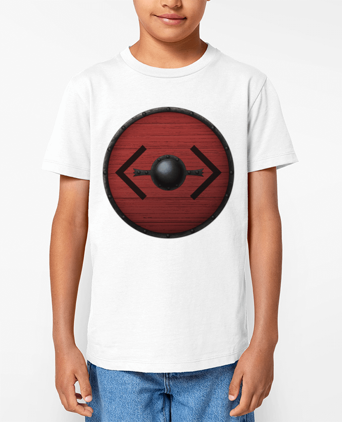 T-shirt Enfant Bouclier Viking Par KronoArt
