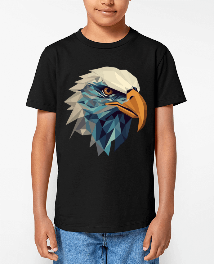 T-shirt Enfant Aigle stylisé, géométrique Par KronoArt