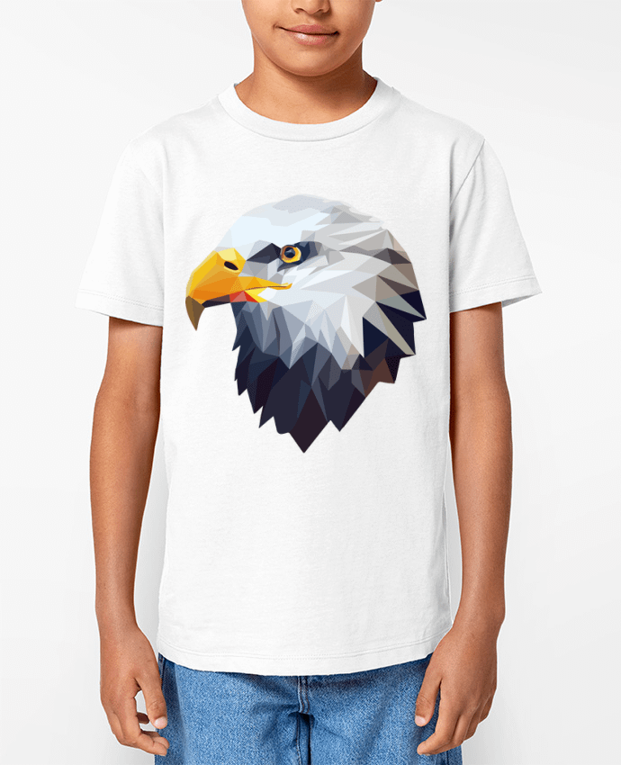 T-shirt Enfant Aigle stylisé, géométrique Par KronoArt