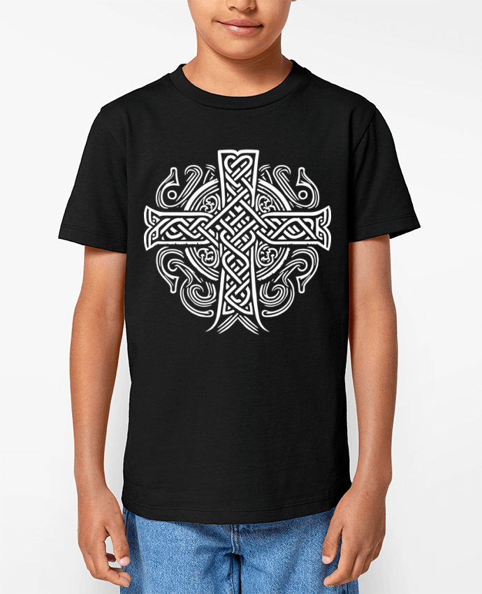 T-shirt Enfant Croix Celtique Par KronoArt